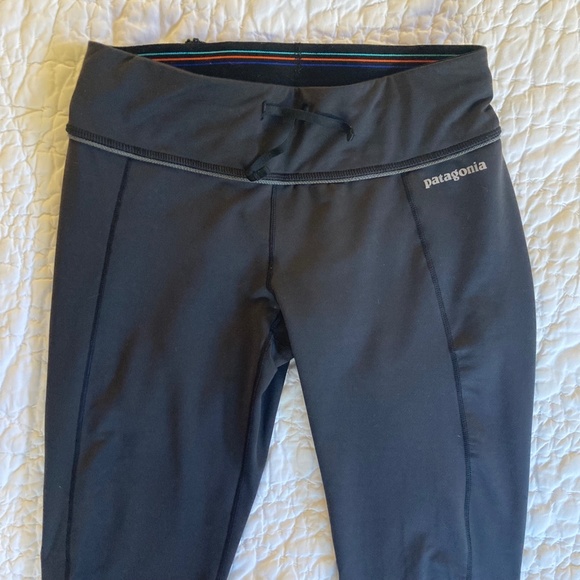 Patagonia Pants - Patagonia Peak Mission Black Thermal Tights - Women's XS